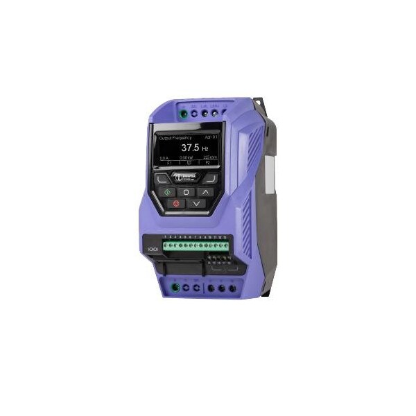Invertek Drives 3 HP, 10.5 A; Size 2, IP20;IV: Three Phase, 200-240 V;OV: Three Phase, 200-240 V ODP-2-22030-3HF42-MN - main